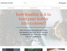 Tablet Screenshot of moocs.com